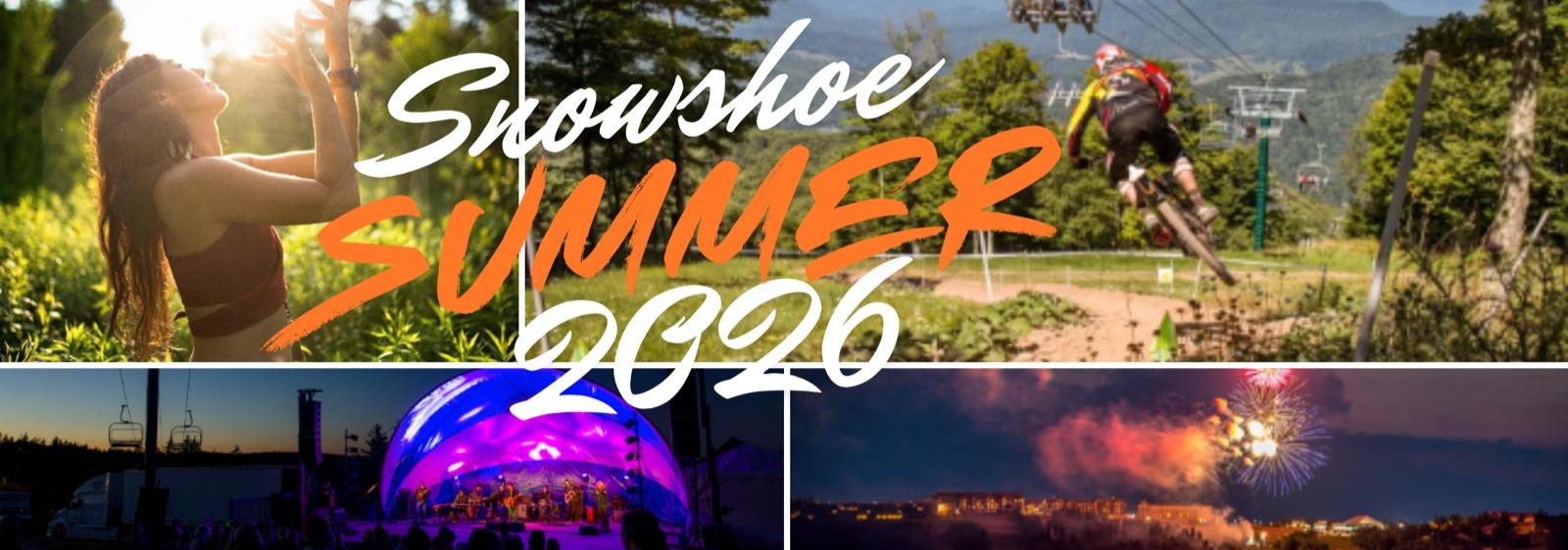 Cover photo for 2026 Snowshoe Summer Event Schedule