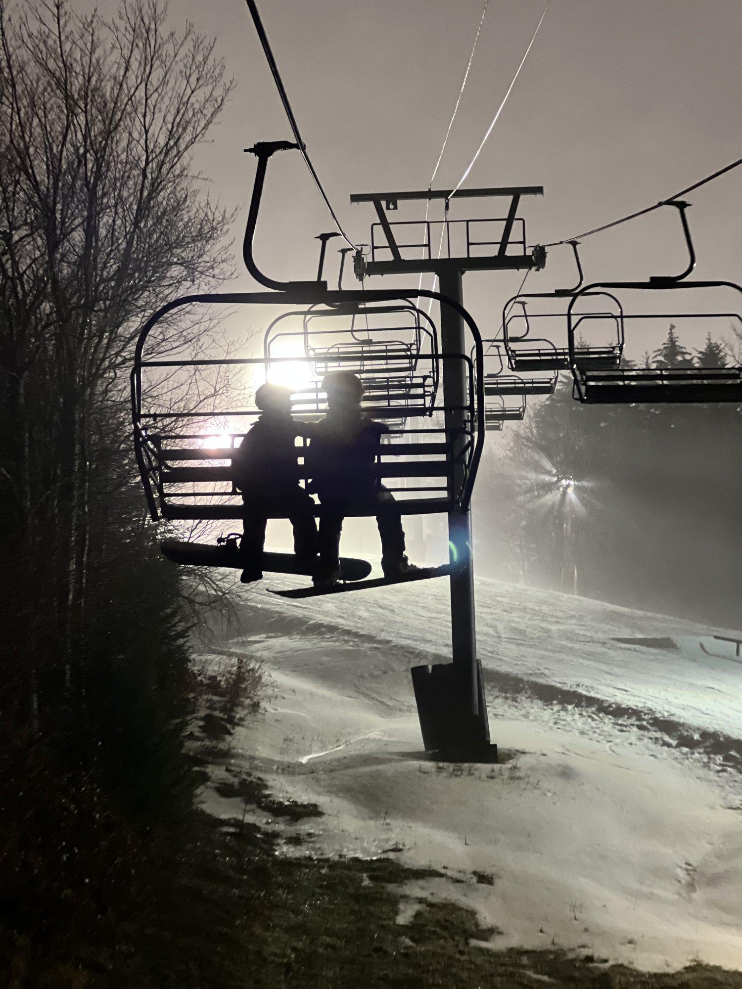 Night skiing at Silver Creek