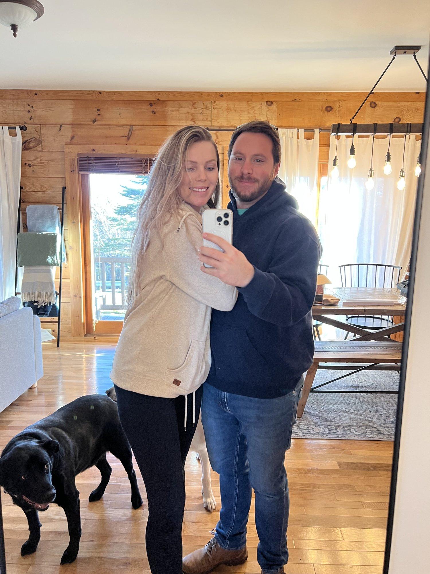 Move-in day with both dogs