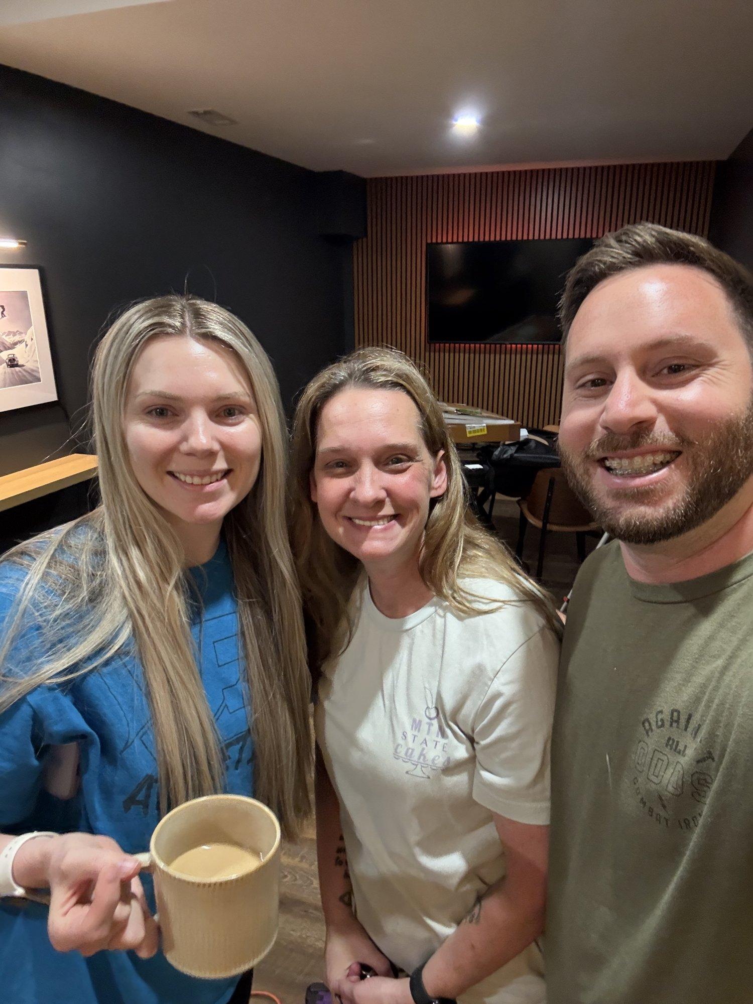 First coffee of the trip