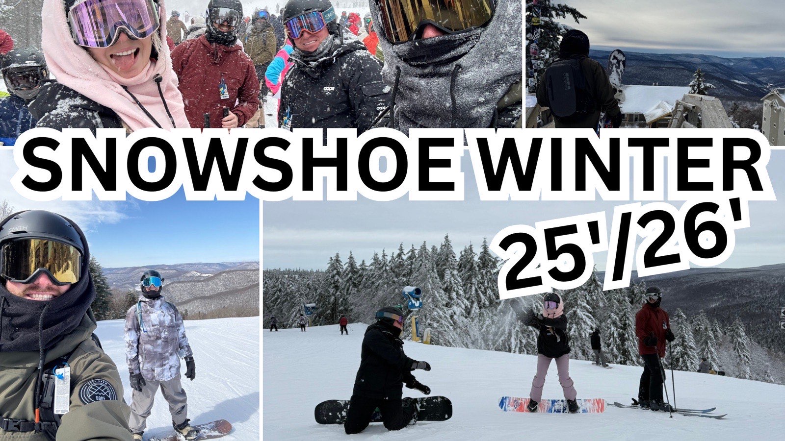 Snowshoe's Winter Schedule 2025 / 2026