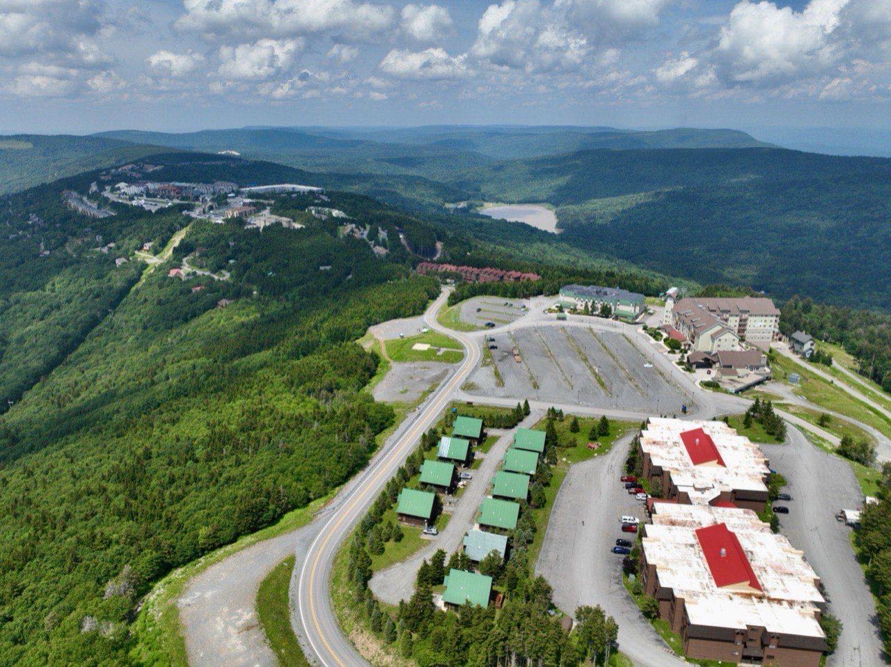 Aerial View of Snowshoe