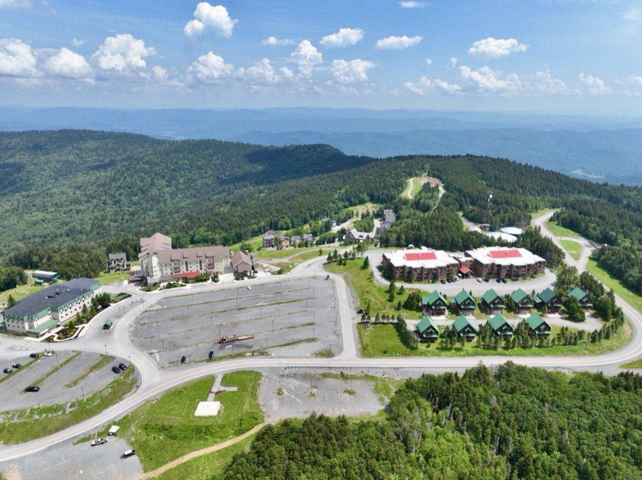 Aerial View of Snowshoe