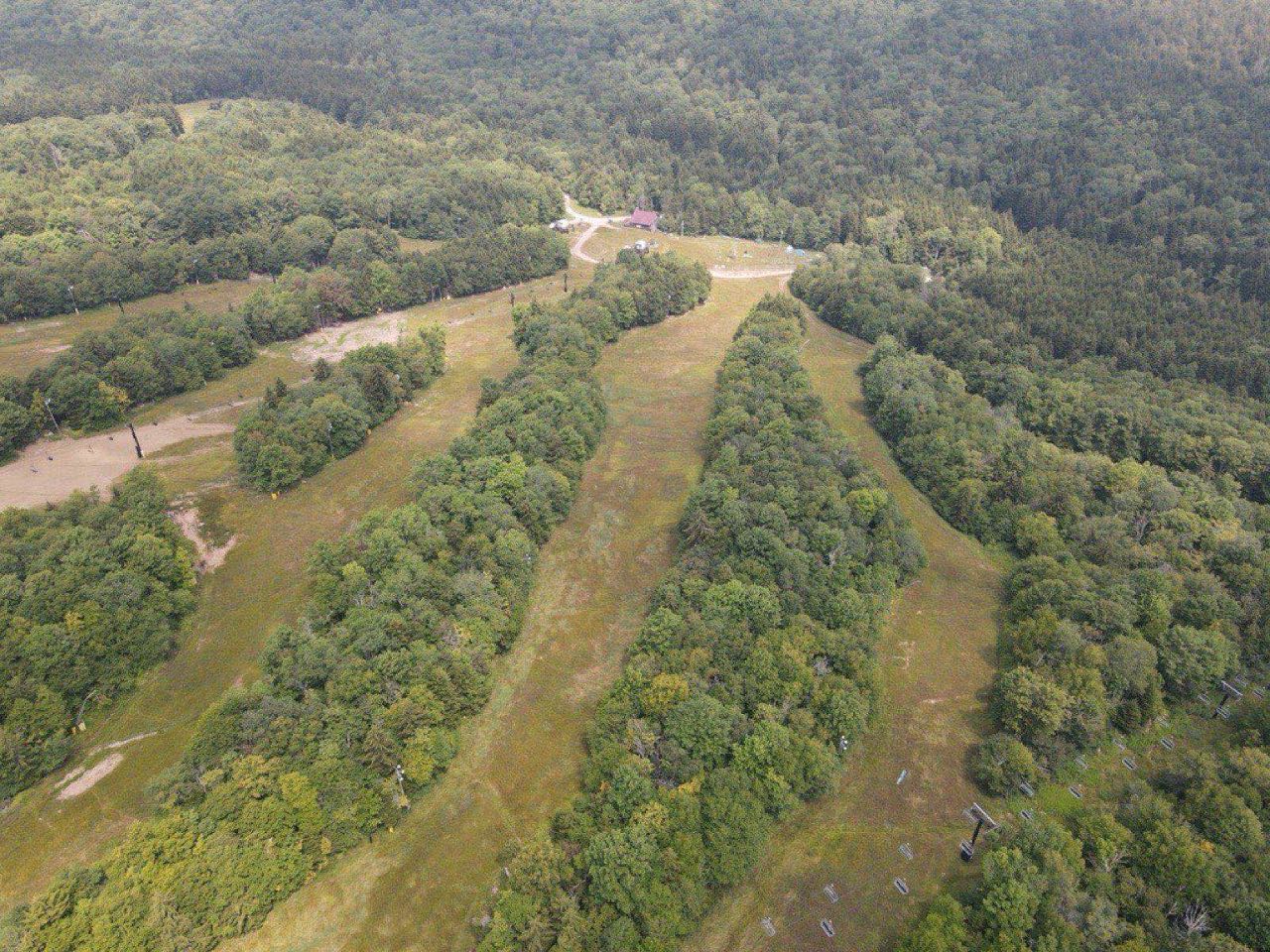 View of the Slopes in Snowshoe West Virginia