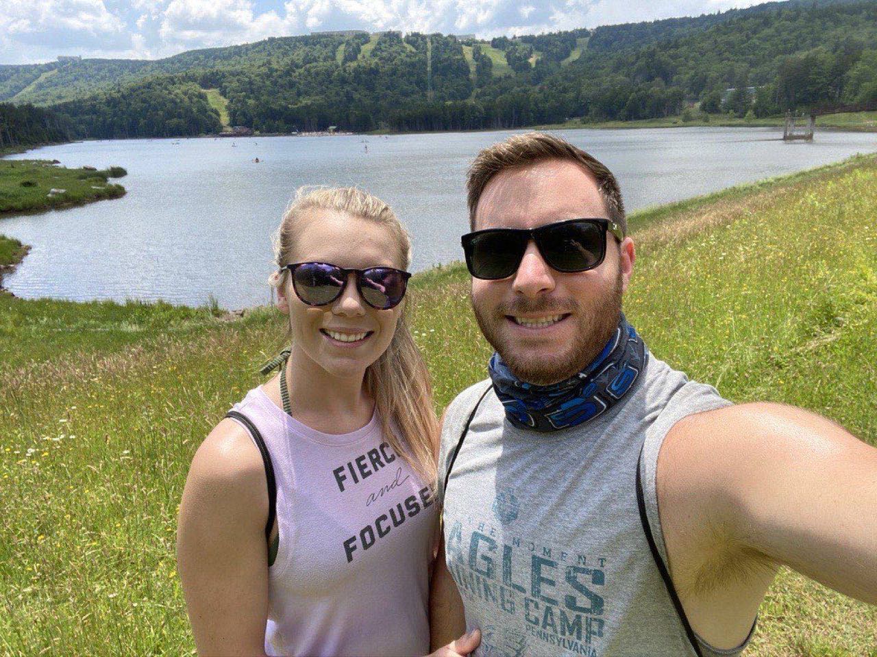 Shaver's Lake View in Snowshoe