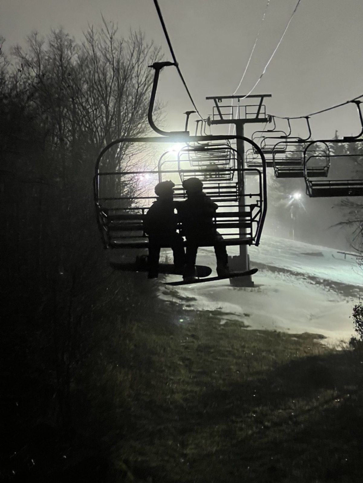 Night skiing at Silver Creek