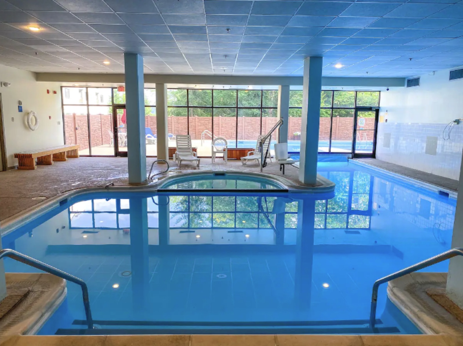 Indoor and Outdoor Pools at Silver Creek